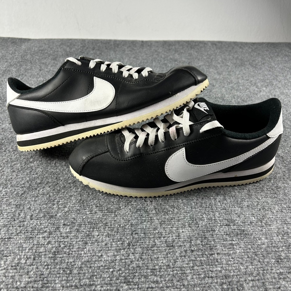 Nike Black and White Retro Cortez Sneakers